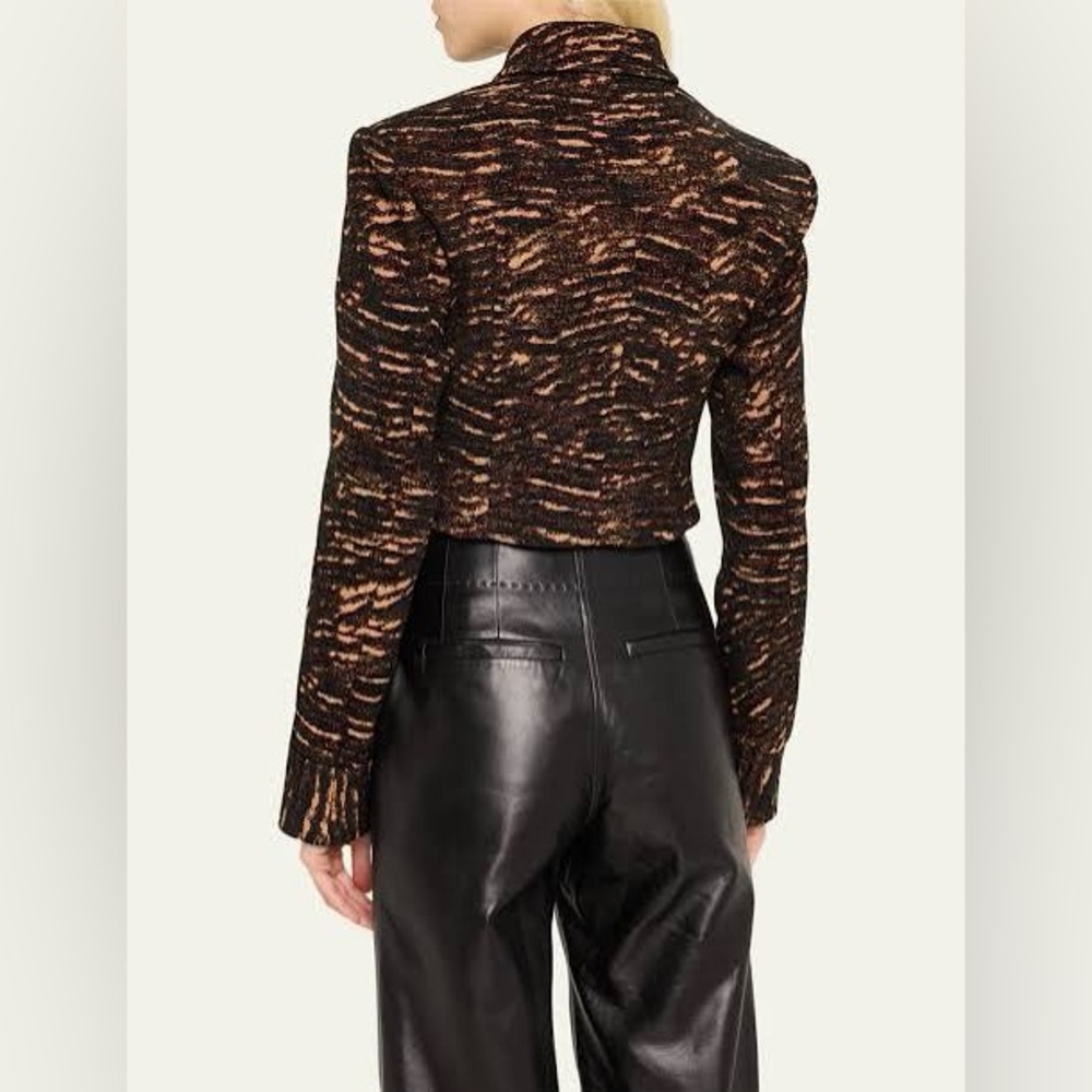 ULLA JOHNSON Adoni Jacket in Onyx, medium, LIKE NEW - Picture 4 of 10
